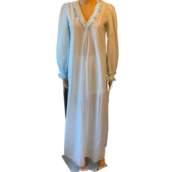 Miss Alaina Other - New VTG Miss Alaina Ruffled Lace Long Sleeve Maxi Nightgown Princess/Fairy S